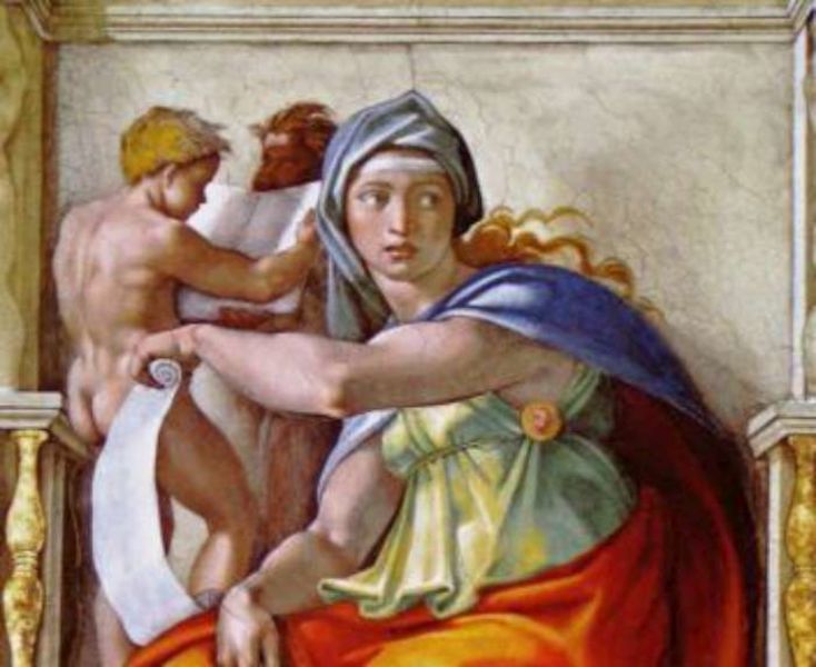 Michelangelo, Sibilla Delfica